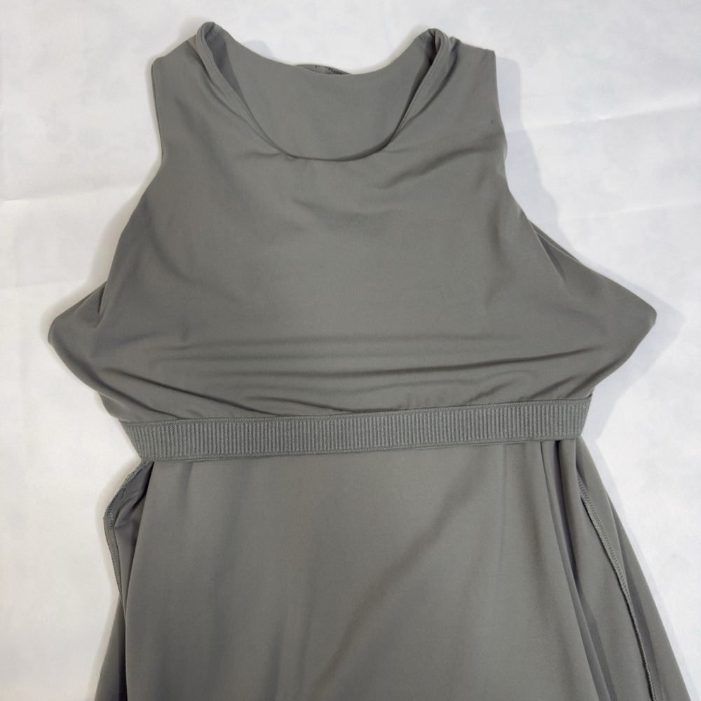 REI Co-Op Womens XL Sun Up Tank Travel Casual Midi Dress Sage Athleisure Stretch - Picture 7 of 11